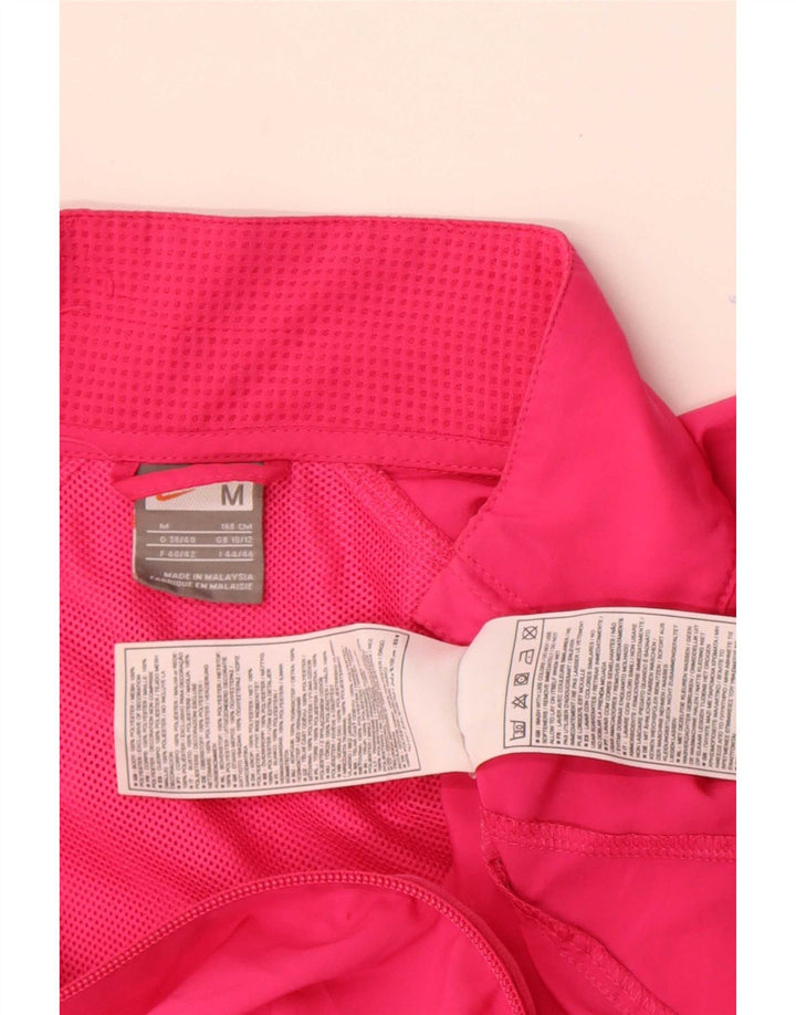 Giacca da tuta da donna Nike UK 10/12 Poliestere rosa medio