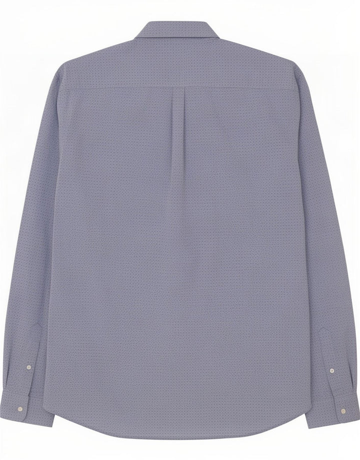 Camicia da uomo Superdry 2XL cotone maculato blu