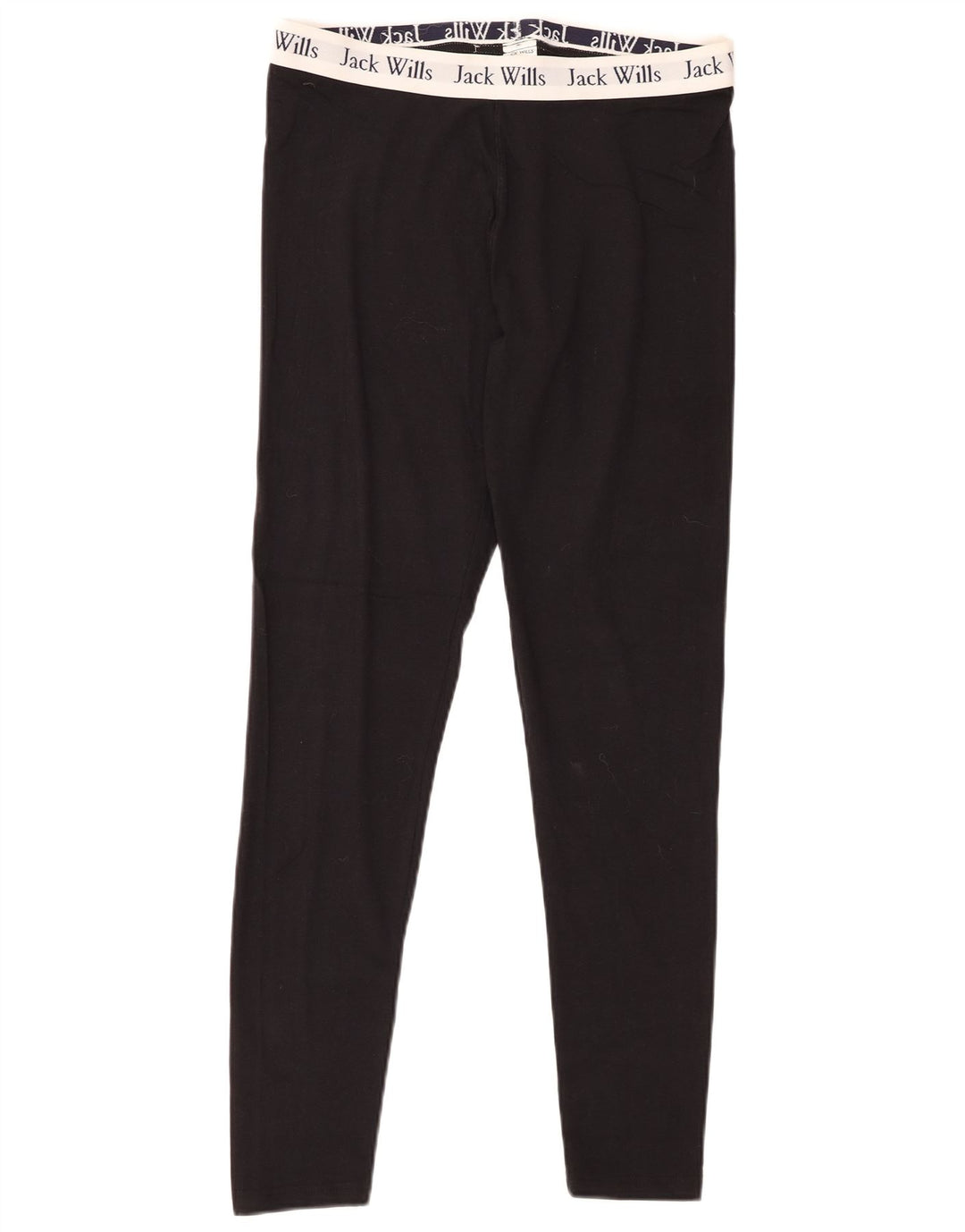 JACK WILLS Leggings grafici da donna UK 12 Cotone color block medio nero