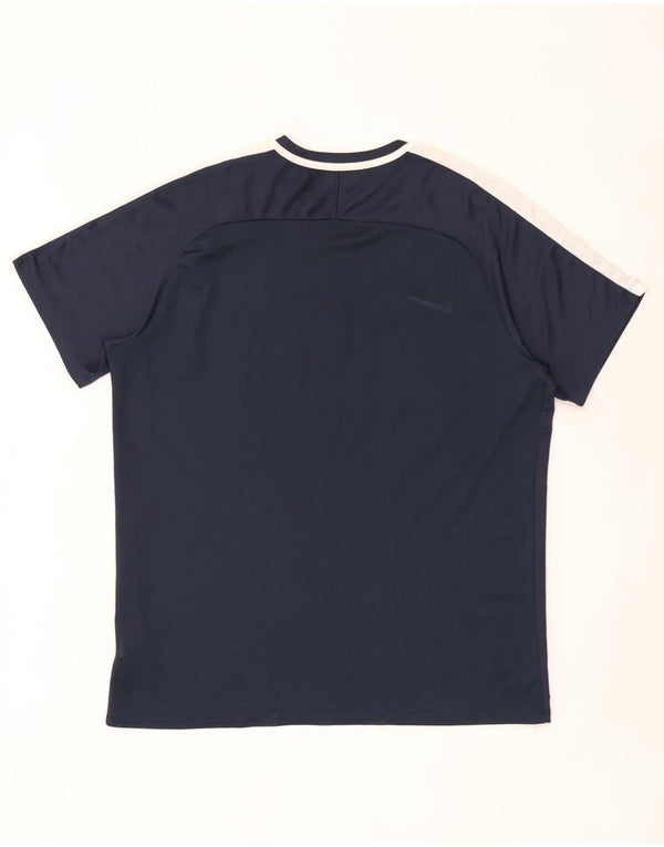 Maglietta Nike da uomo Dri Fit Top XL blu navy color block