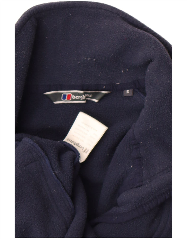 Giacca in pile da uomo Berghaus UK 36 Small poliestere blu navy