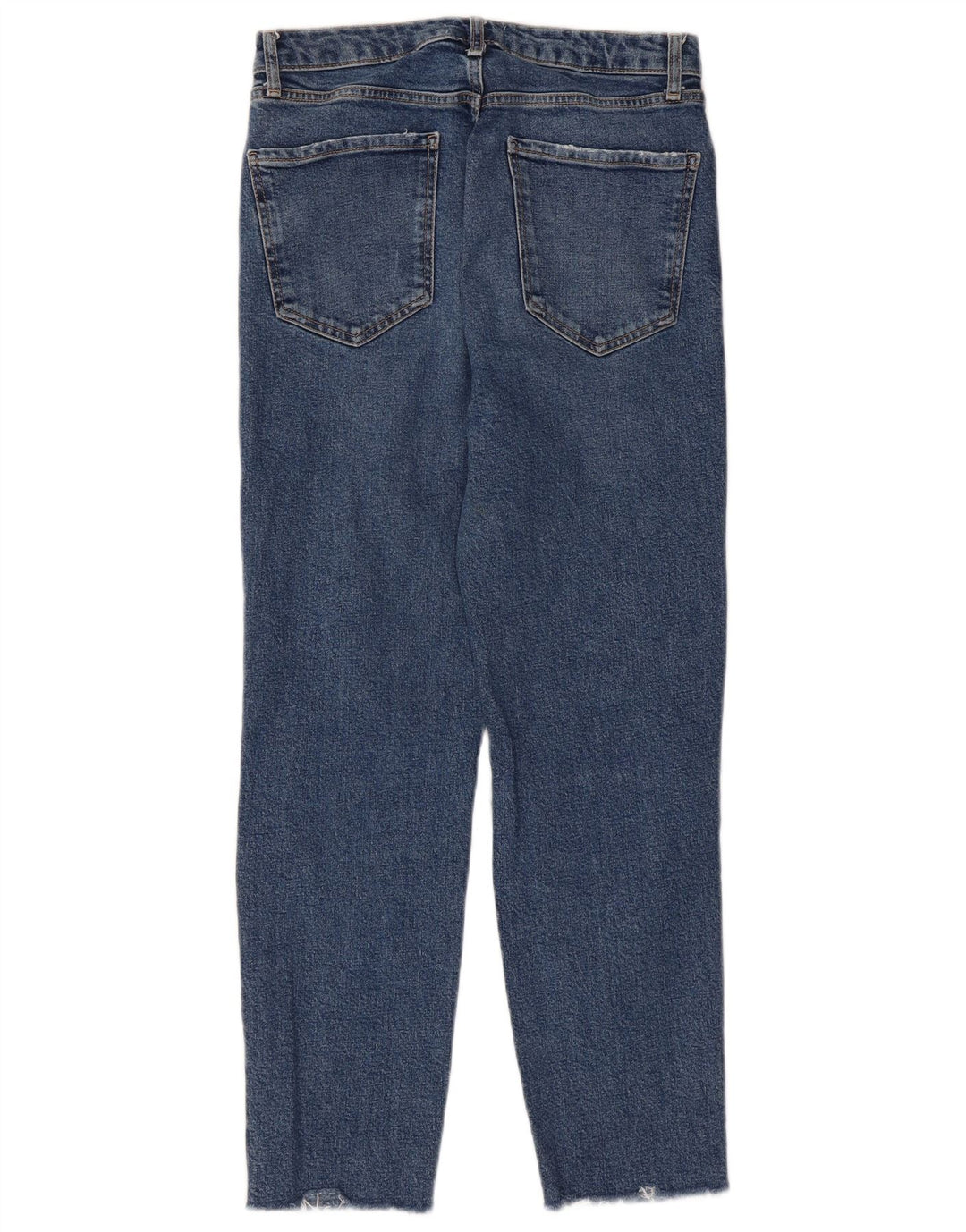 Jeans slim effetto consumato ZARA da donna EU 40 medio W30 L26 blu