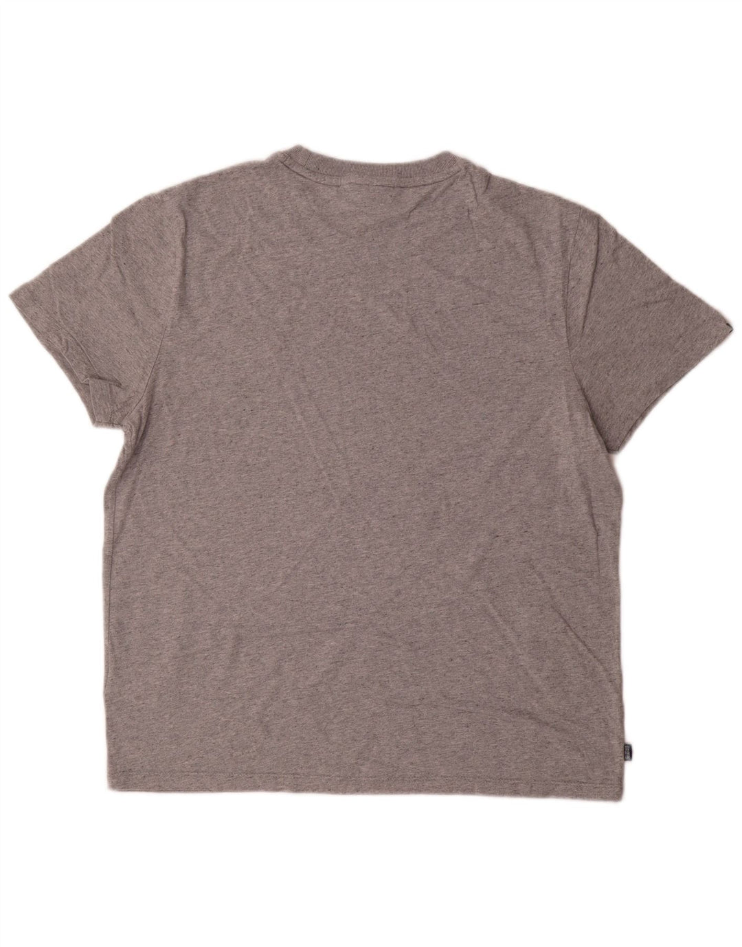 T-shirt da uomo Superdry Top XL in cotone chiazzato grigio