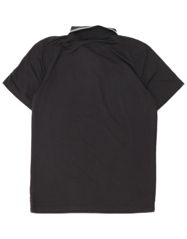 Polo da uomo Calvin Klein media nera in poliestere