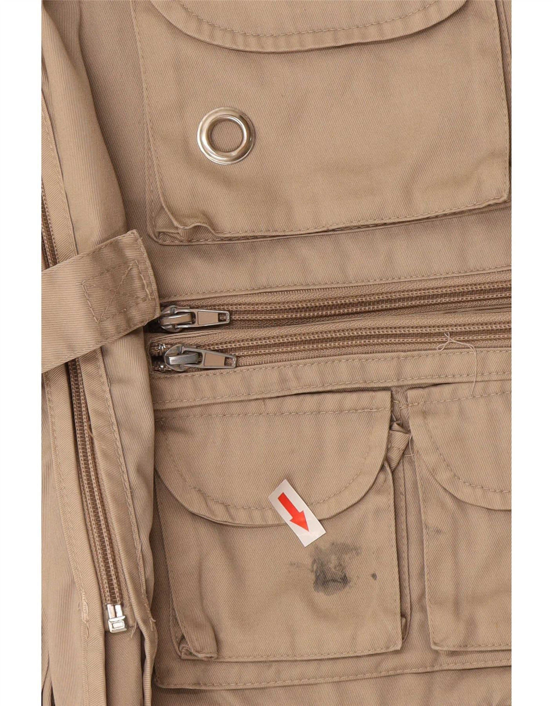 Giacca utilitaria vintage da uomo UK 40 grande beige