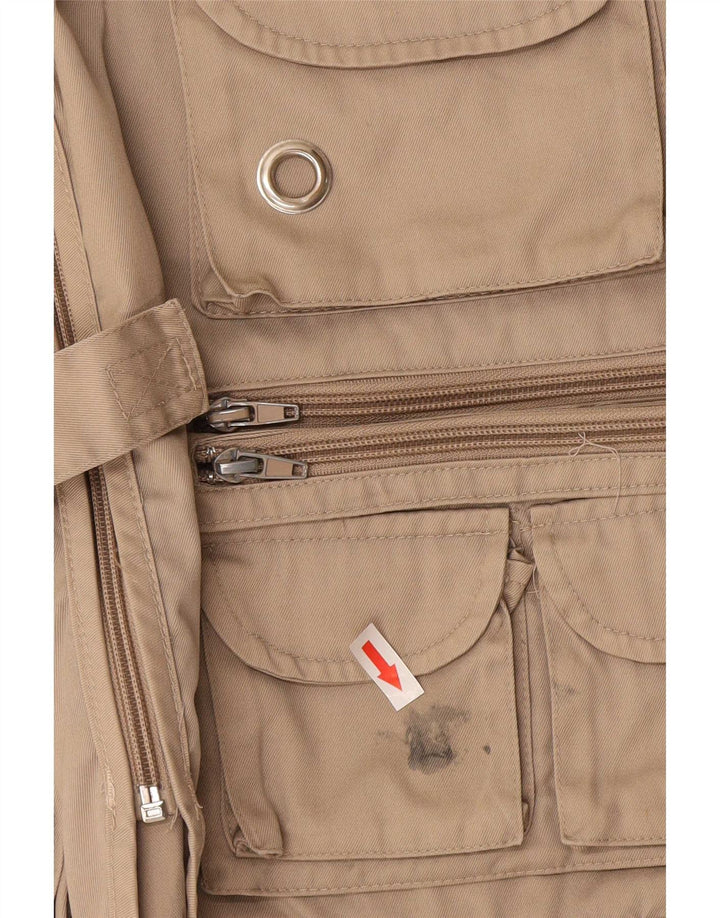 Giacca utilitaria vintage da uomo UK 40 grande beige
