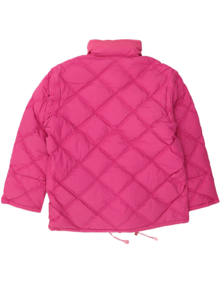Giacca imbottita reversibile con cappuccio da uomo Dolomite UK 42 XL poliestere rosa