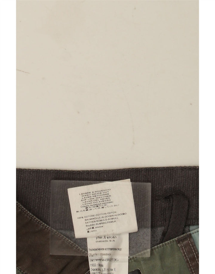 Pantaloncini chino da uomo Replay W30 cotone geometrico multicolore medio