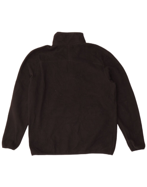 Maglione in pile da uomo con zip e collo The North Face XL poliestere nero