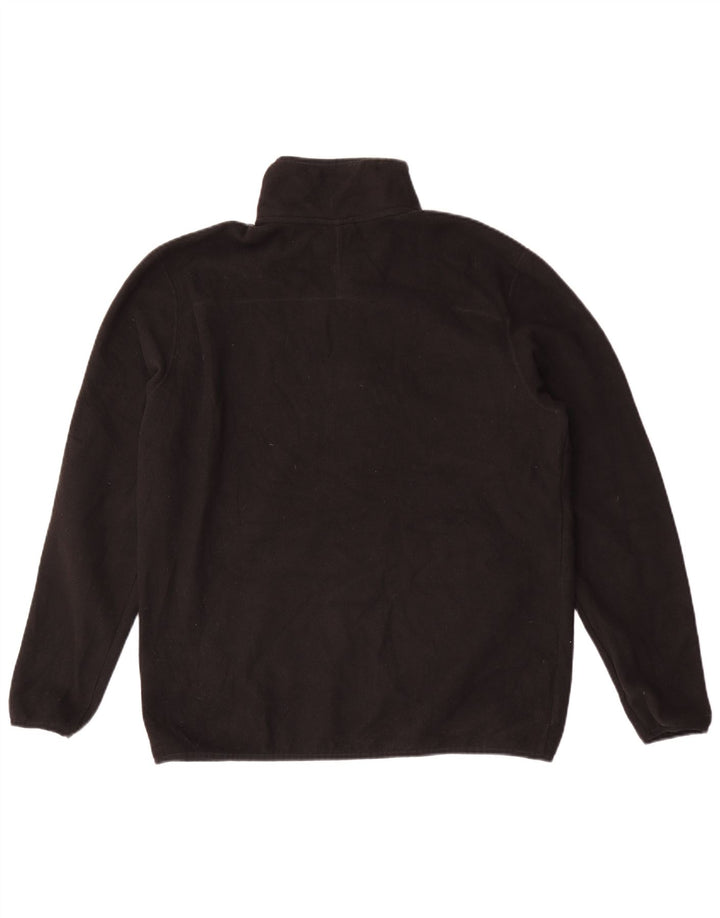 Maglione in pile da uomo con zip e collo The North Face XL poliestere nero