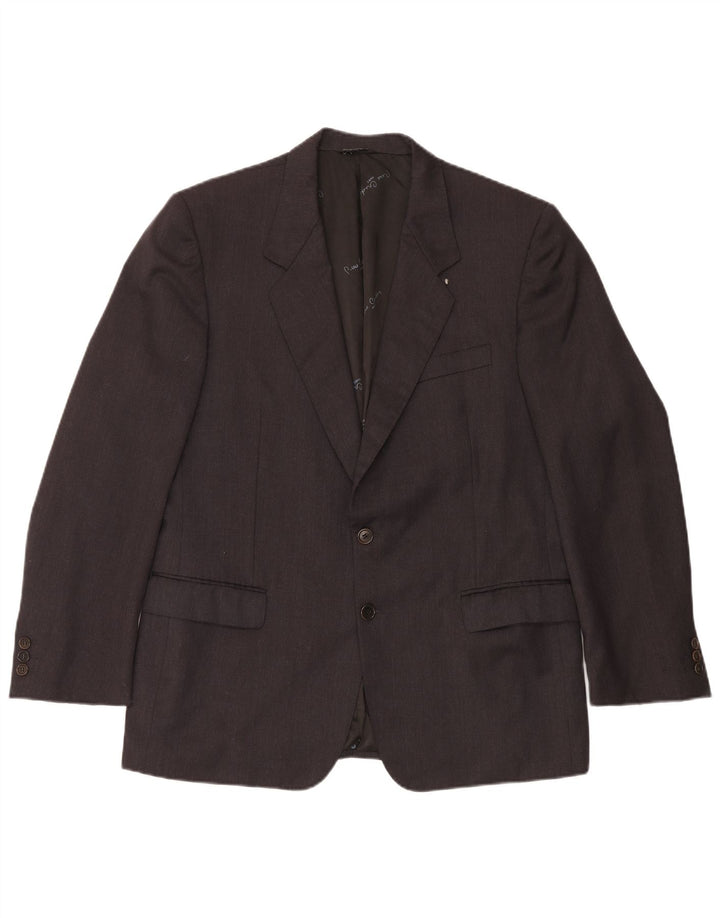Giacca blazer da uomo a 2 bottoni Pierre Cardin UK 38 viola medio