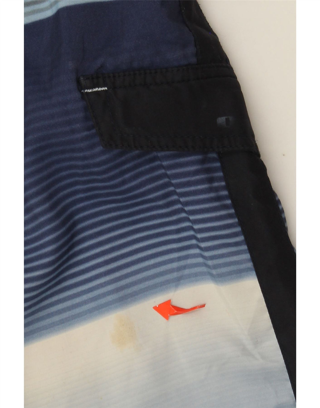 Pantaloncini da bagno da uomo OAKLEY blu medio a righe