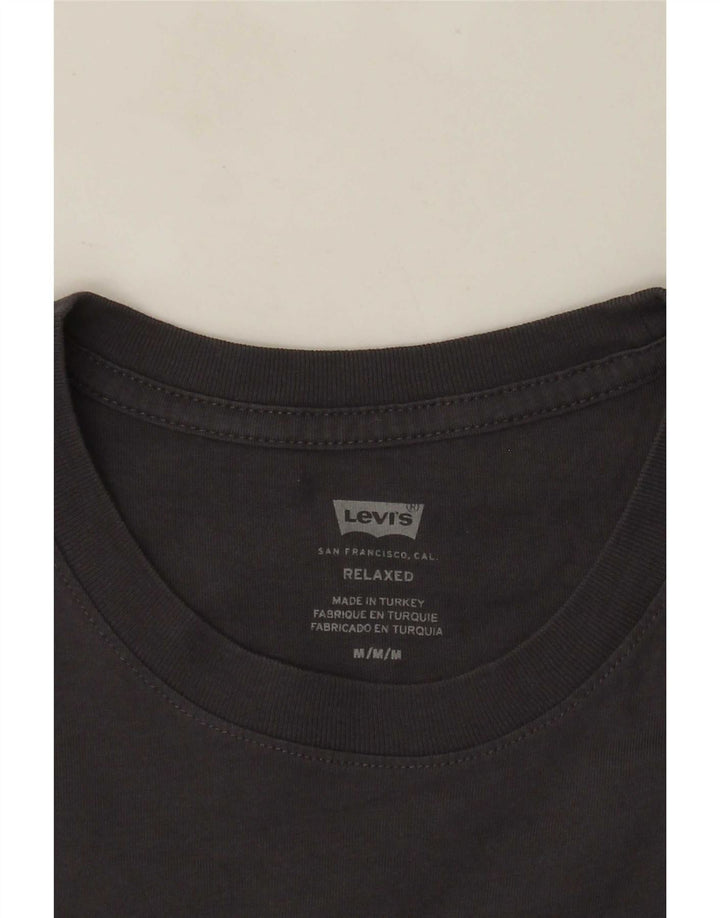 Maglietta Levi's da uomo con grafica rilassata, grigio medio