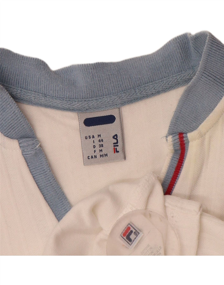 Canotta Donna Fila IT 44 Cotone Bianco Medio