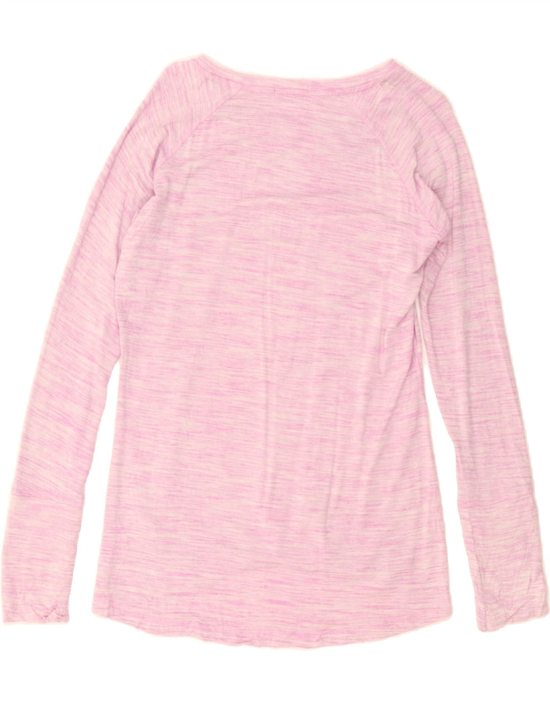 CHAMPION Womens Top Long Sleeve UK 10 Small Pink Striped Rayon Vintage Champion and Second-Hand Champion from Messina Hembry 