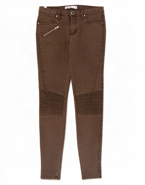 Jeans skinny da donna Zara EU 36 XS W26 L28 Cotone marrone