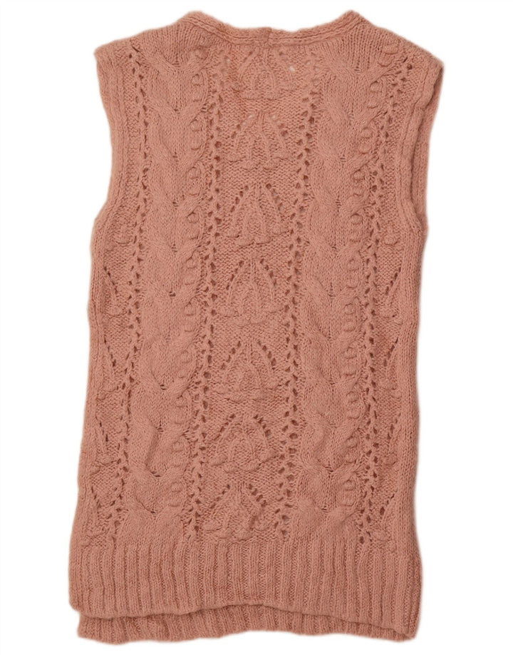 Canotta lunga da donna ZARA, canotta UK 16 grande rosa