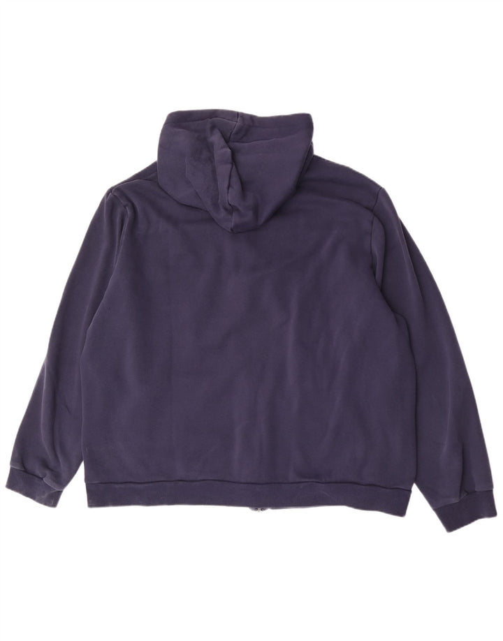 Felpa con cappuccio e zip da uomo Puma 2XL Poliestere color block blu navy