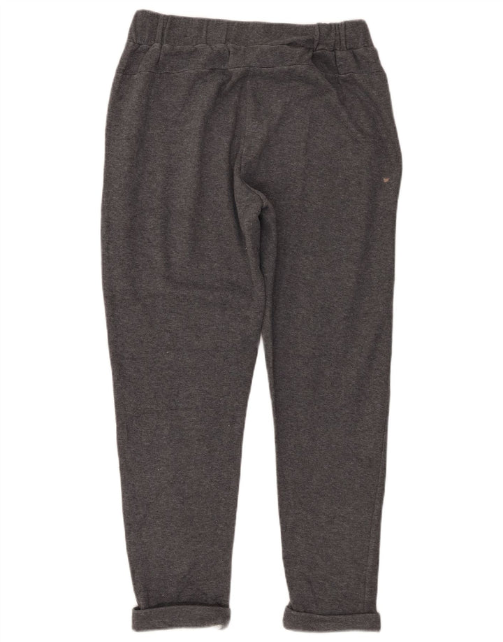 Pantaloni della tuta da donna Adidas UK 8/10 piccolo cotone grigio