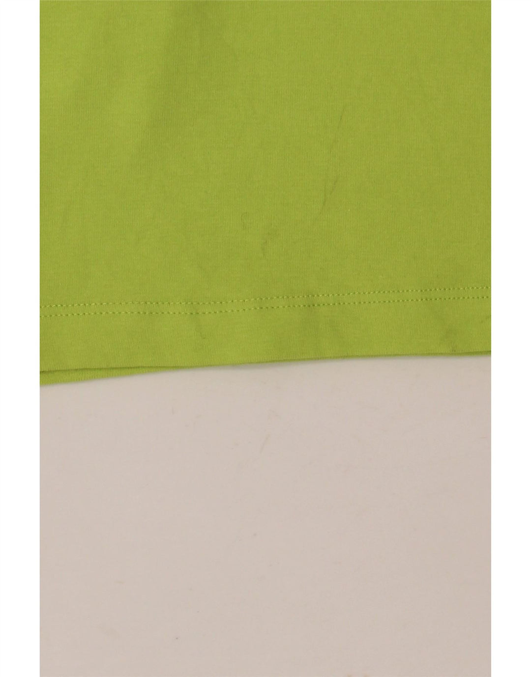 BENETTON Canotta da donna UK 14 grande cotone verde