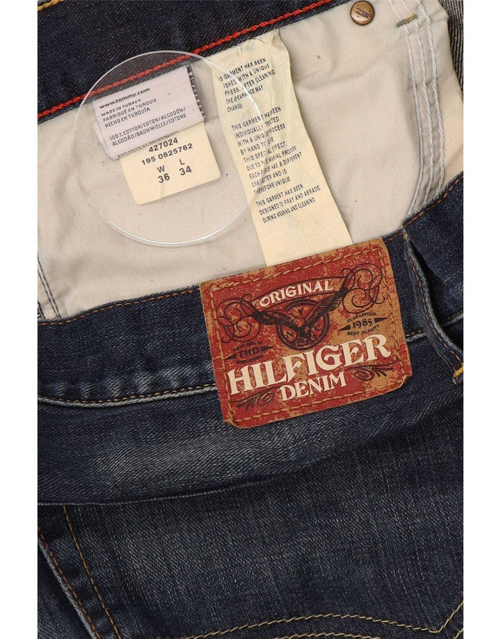 Jeans bootcut da uomo Tommy Hilfiger W36 L34 cotone blu