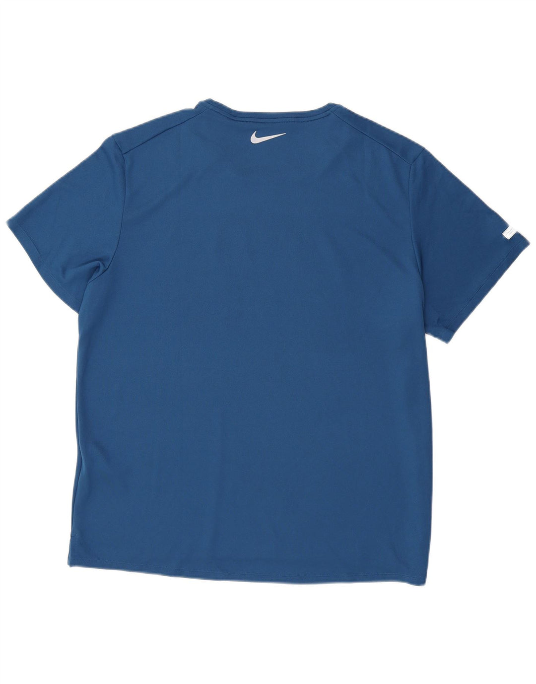 T-shirt grafica Nike da uomo Dri Fit Top XL blu poliestere