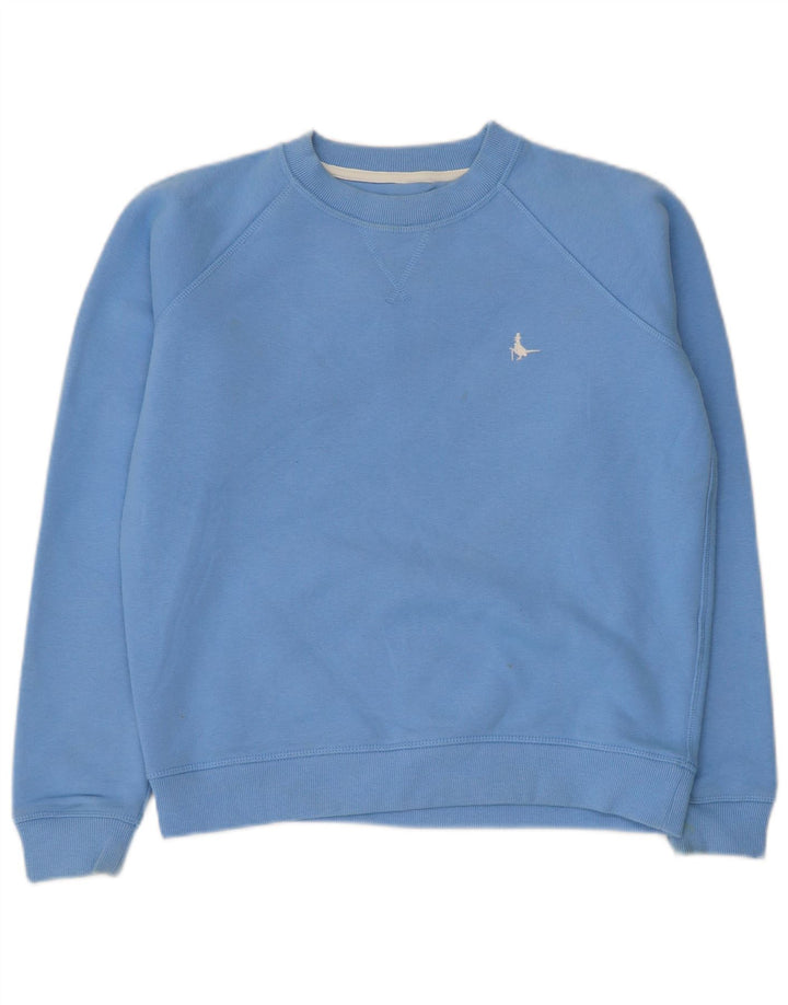 Felpa oversize da donna Jack Wills UK 8 piccolo cotone blu