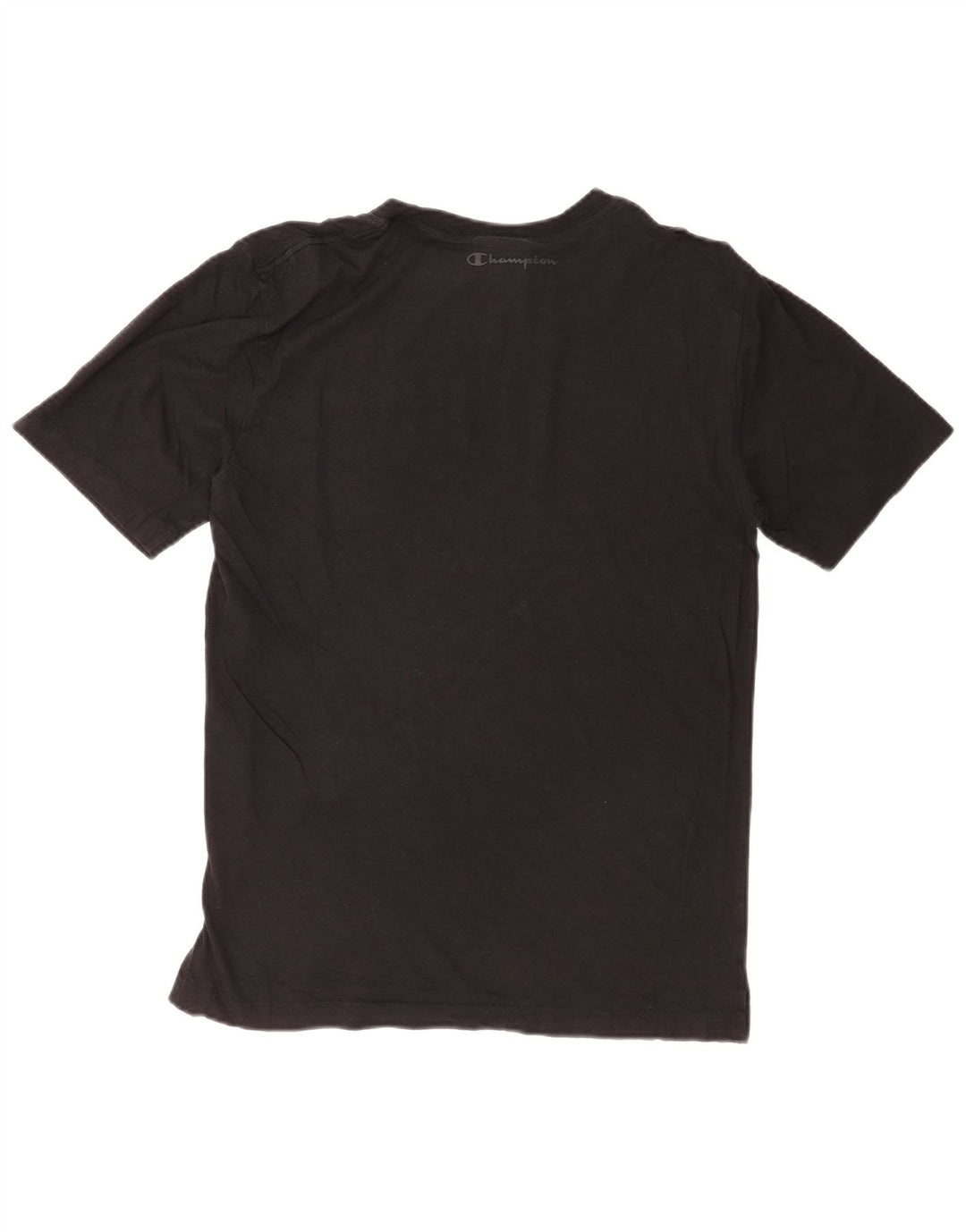 T-shirt da uomo Champion Top piccola in cotone nero