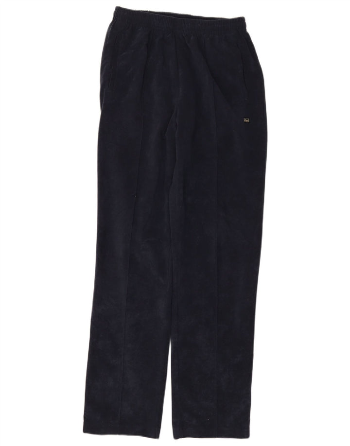 Pantaloni da tuta da uomo Asics medi in poliestere blu navy