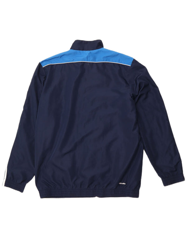 Giacca da tuta da uomo ADIDAS Climalite UK 44/46 Large Blu Navy