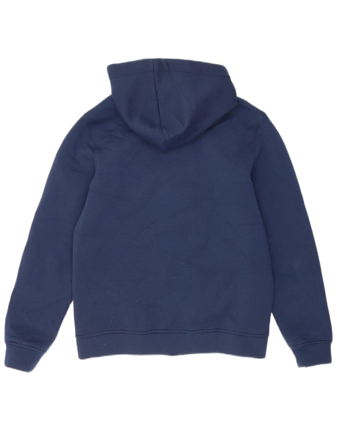 Maglione con cappuccio e zip da uomo K-Way in poliestere blu navy medio