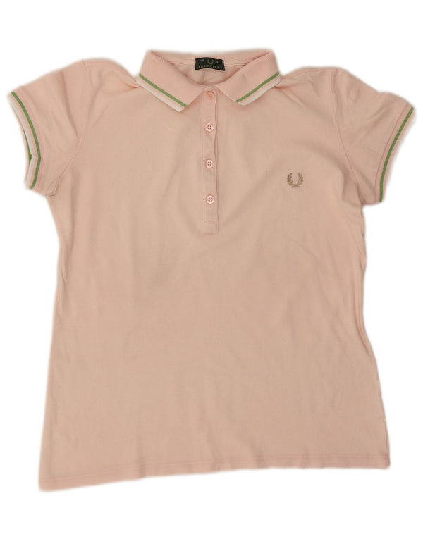 Polo da donna Fred Perry UK 16 grande rosa