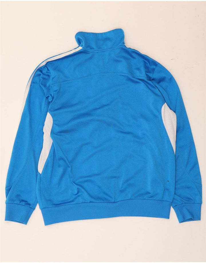 Giacca da tuta da ragazzo Adidas 13-14 anni in poliestere color block blu