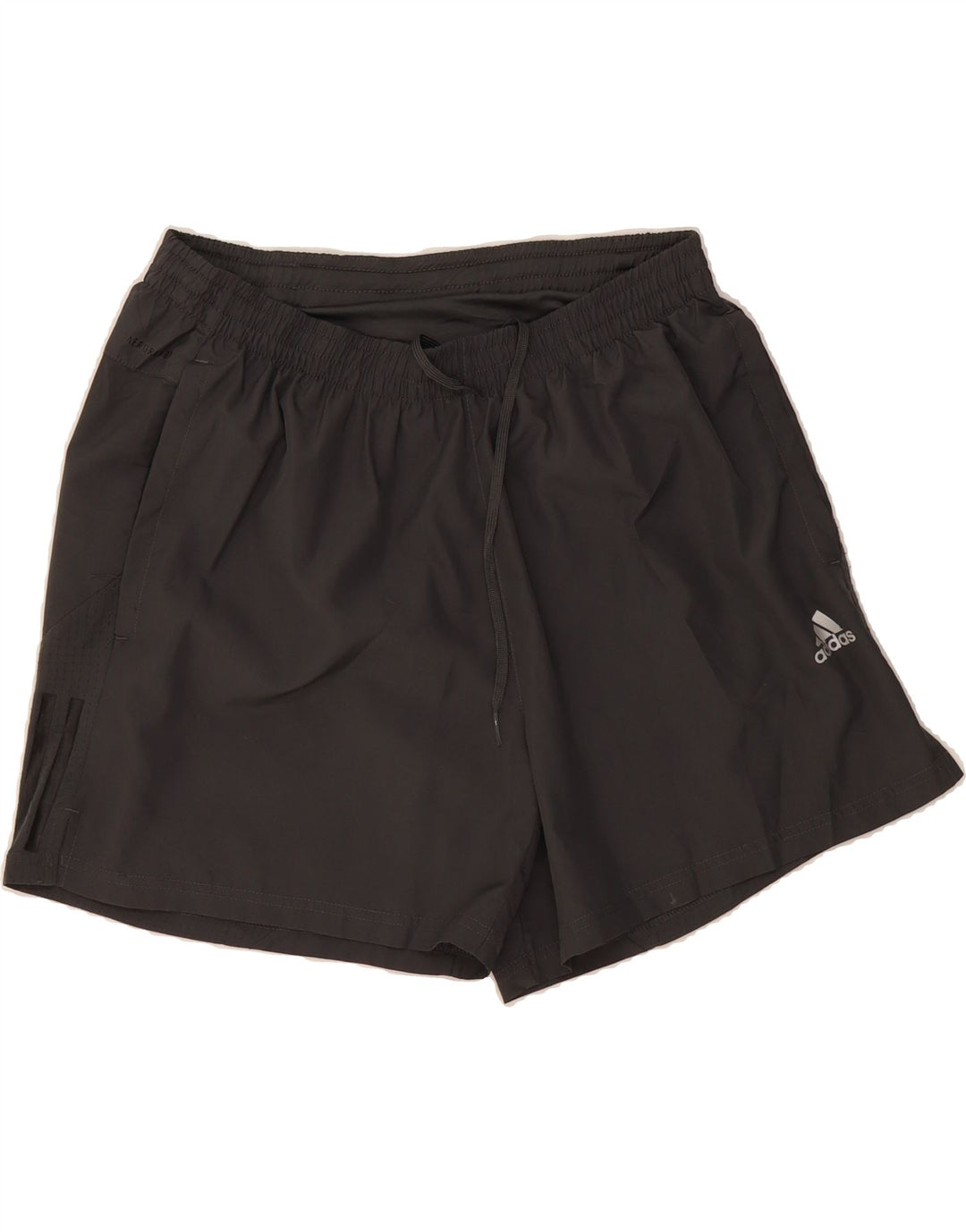 ADIDAS Womens Aeroready Sport Shorts UK 14 Large  Grey Polyester Vintage Adidas and Second-Hand Adidas from Messina Hembry 