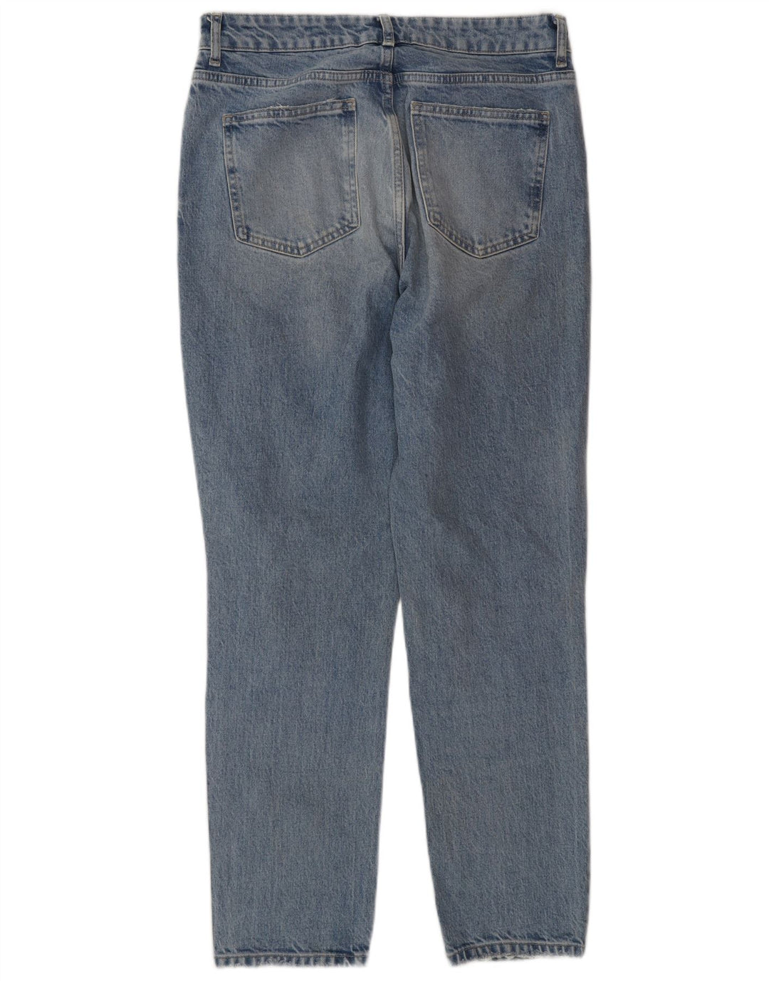 Jeans affusolati effetto consumato Zara da donna EU 42 Large W32 L30 Blu