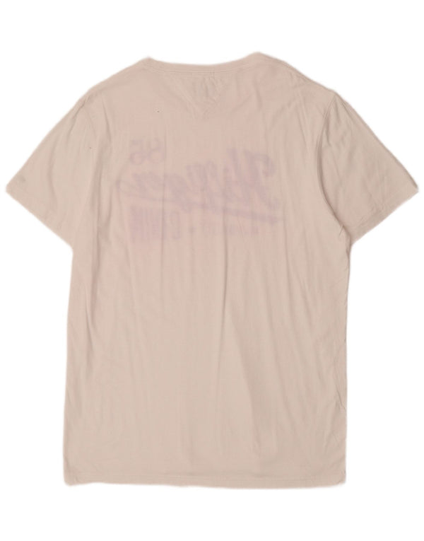 T-shirt grafica da uomo Tommy Hilfiger Top 2XL bianca
