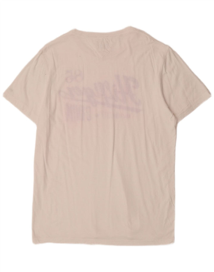 T-shirt grafica da uomo Tommy Hilfiger Top 2XL bianca