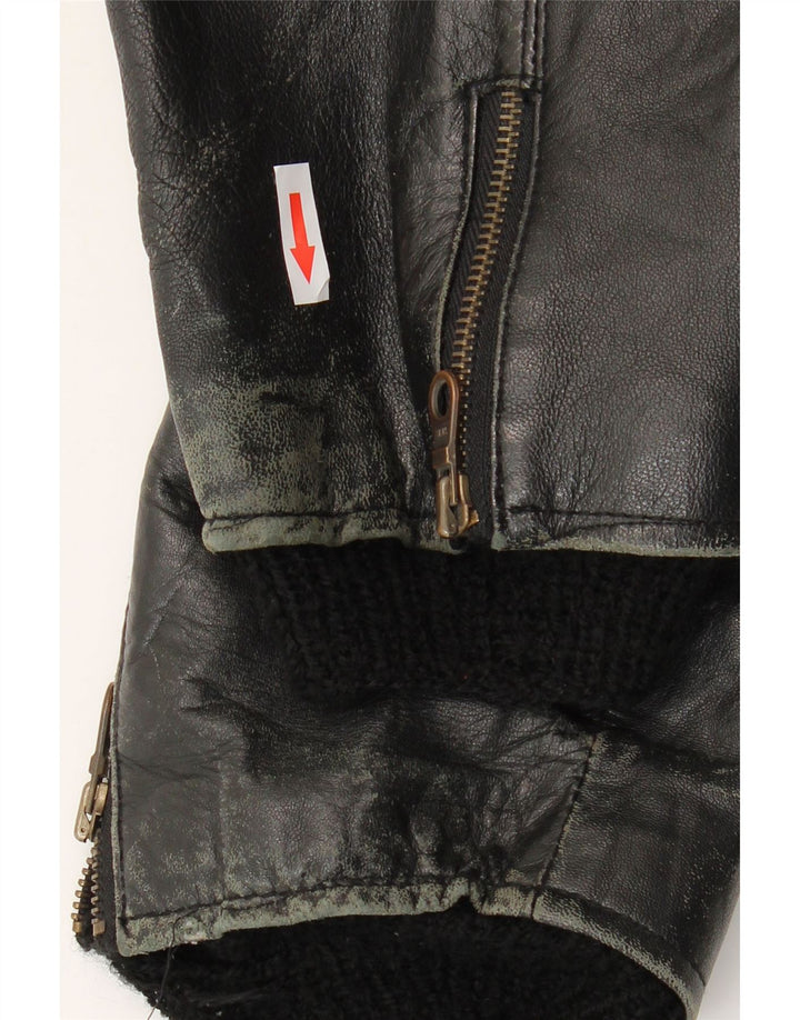 Giacca Pelle Uomo Conbipel IT 52 Large Pelle Nera