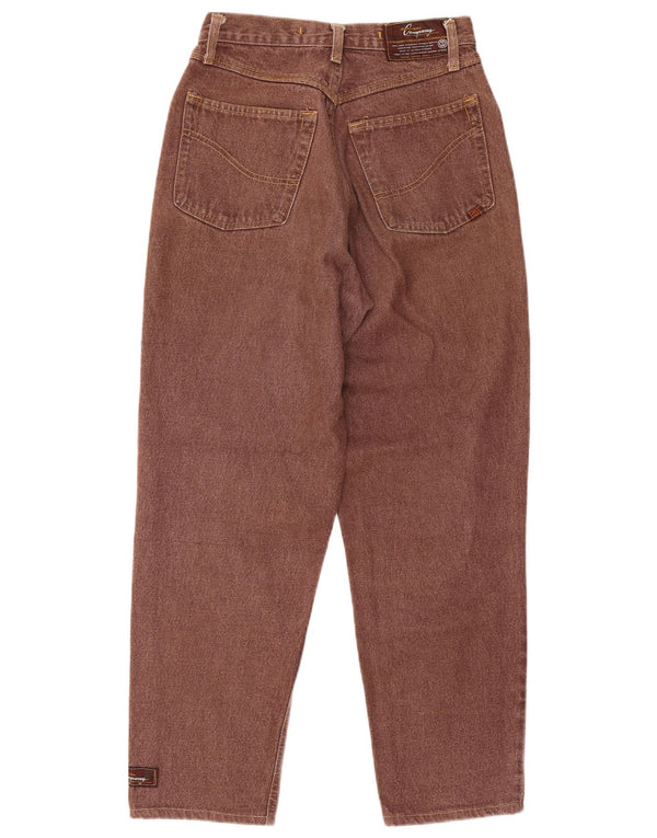 Jeans affusolati a vita alta da donna General Company IT 46 Large W26 L28 Marrone