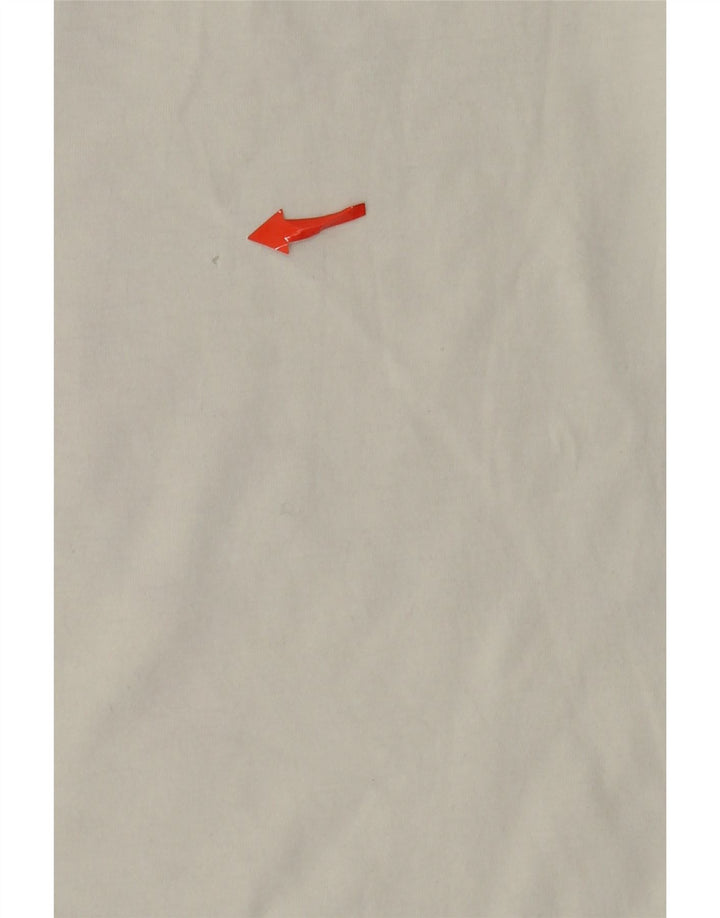 T-shirt grafica da ragazzo Nike Top 10-11 anni cotone bianco medio