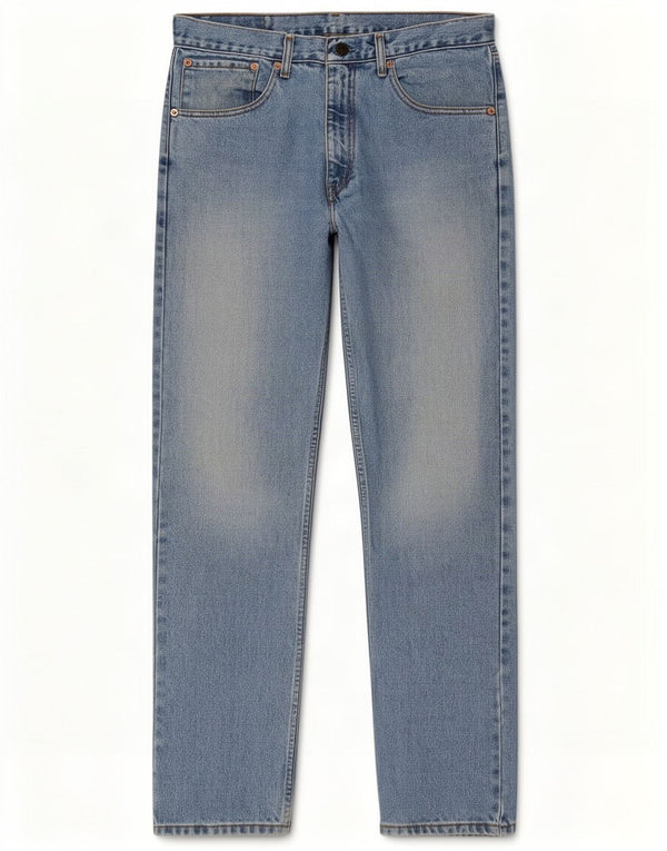 Levi's Mens 521 Straight Jeans W34 L34 Blue Cotton