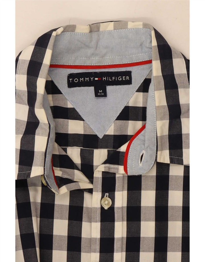 Camicia da uomo Tommy Hilfiger a quadretti blu navy medio