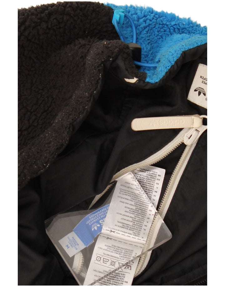 Giacca reversibile da uomo Adidas UK 38 poliestere nero medio