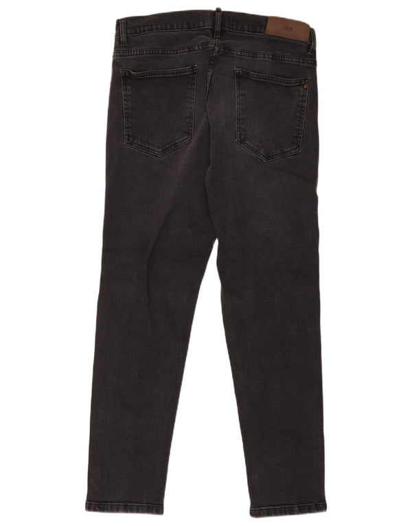 Jeans skinny da uomo Zara EU 44 Large W34 L29 Cotone nero