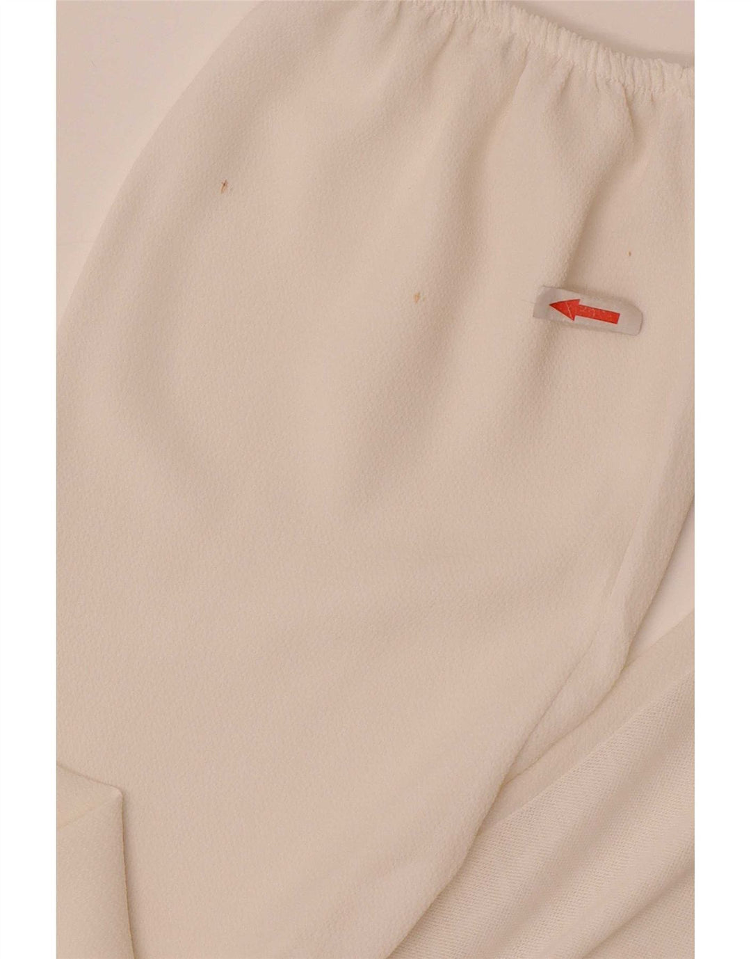 Top corto a maniche lunghe da donna Zara UK 16 Large bianco