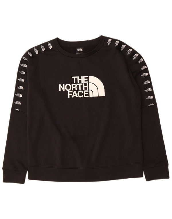 Felpa grafica da donna The North Face Jumper UK 14 Medium Nero