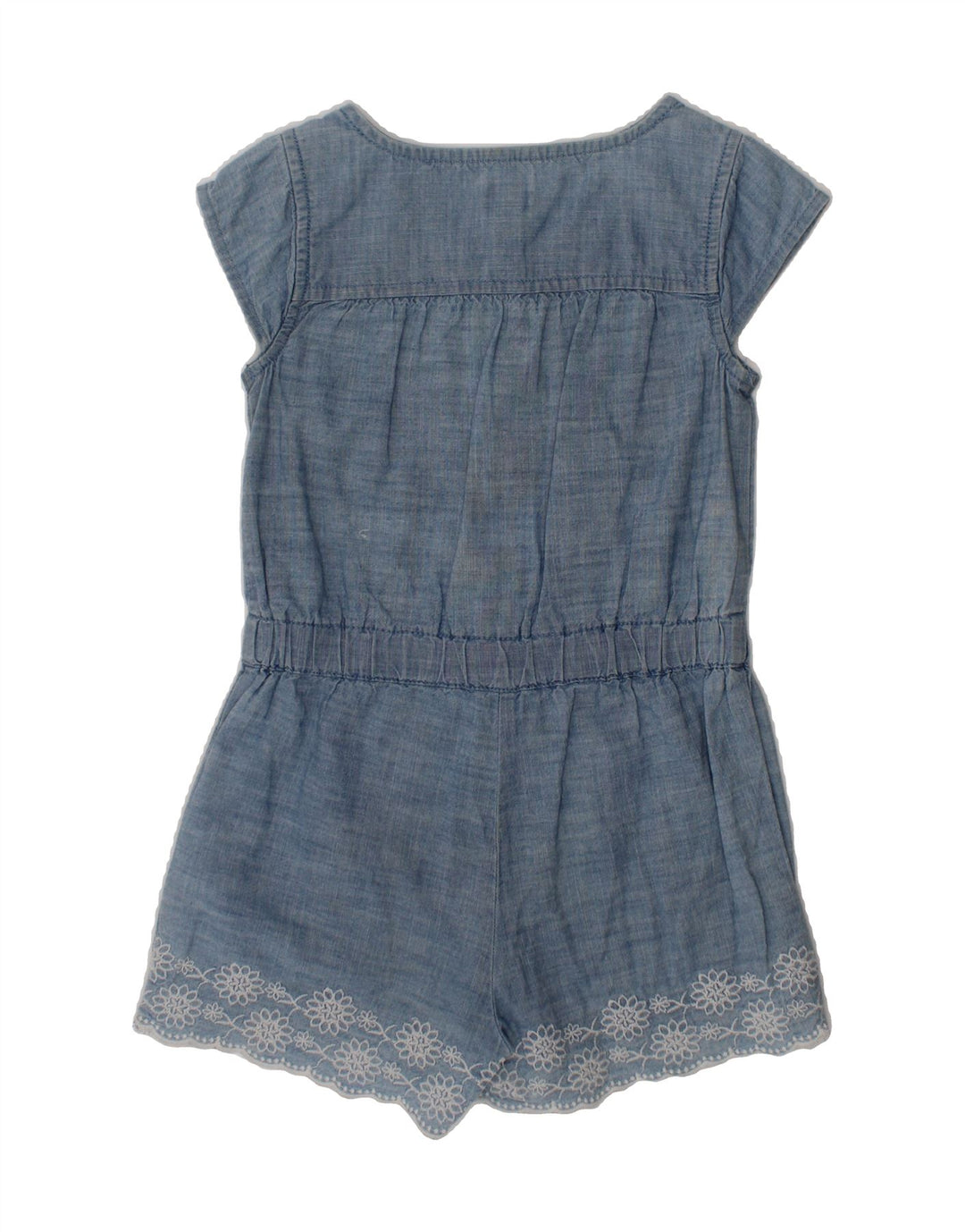 GAP Girls Denim Playsuit 2-3 Years  Blue Floral Vintage Gap and Second-Hand Gap from Messina Hembry 