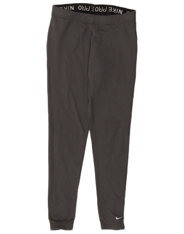 Leggings asciutti NIKE da donna US 0/2 XS poliestere grigio