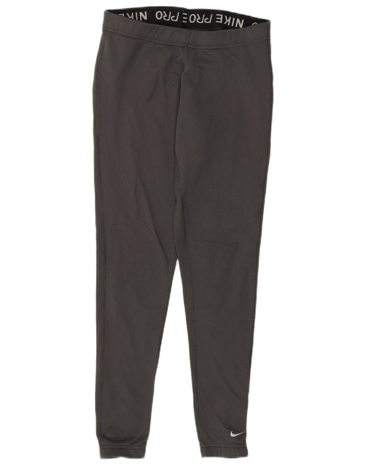 Leggings asciutti NIKE da donna US 0/2 XS poliestere grigio