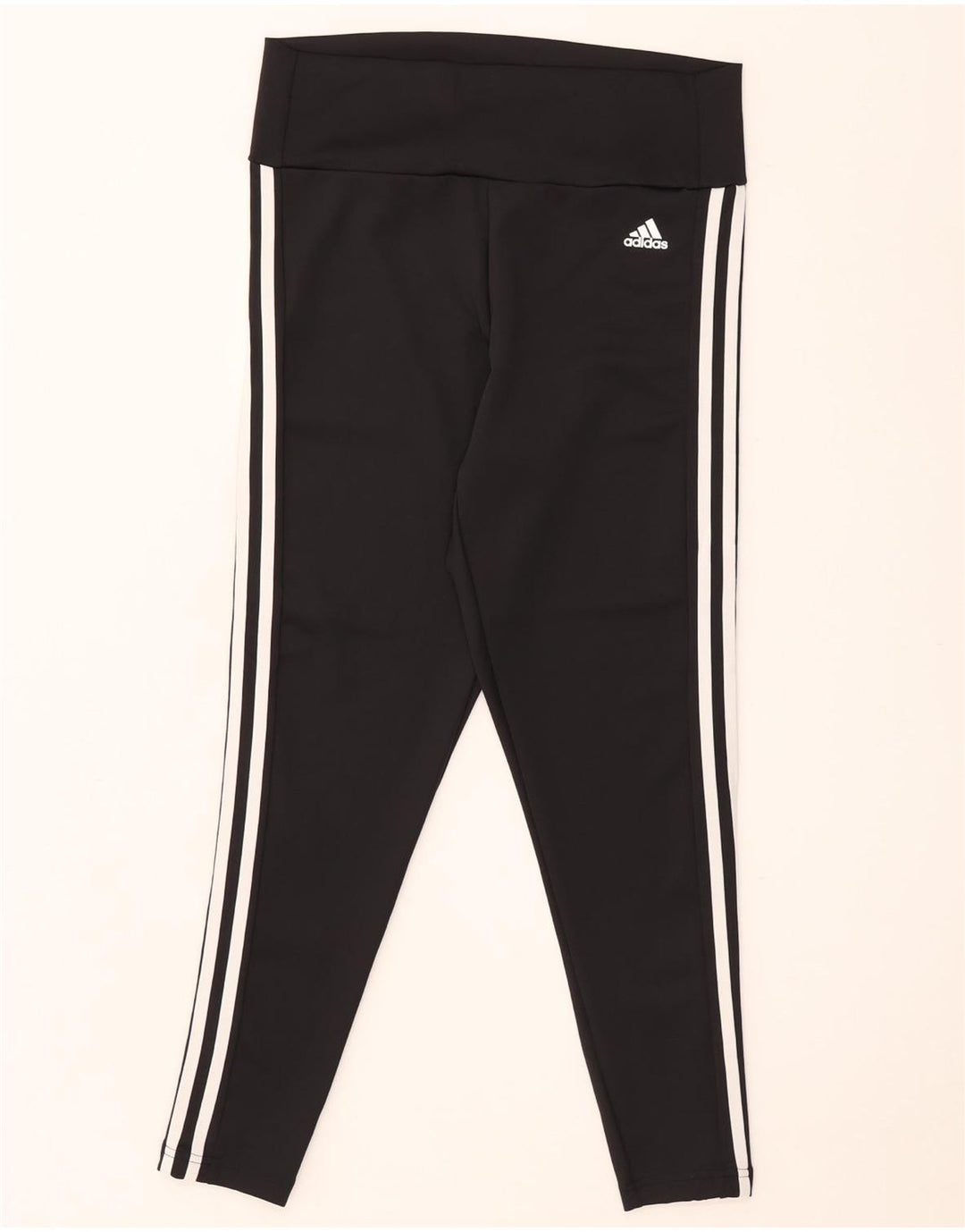 Leggings Adidas Aeroready da donna UK 16/18 Large Nero Poliestere